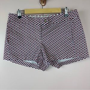J Crew Factory Chino Shorts Red White Blue 8